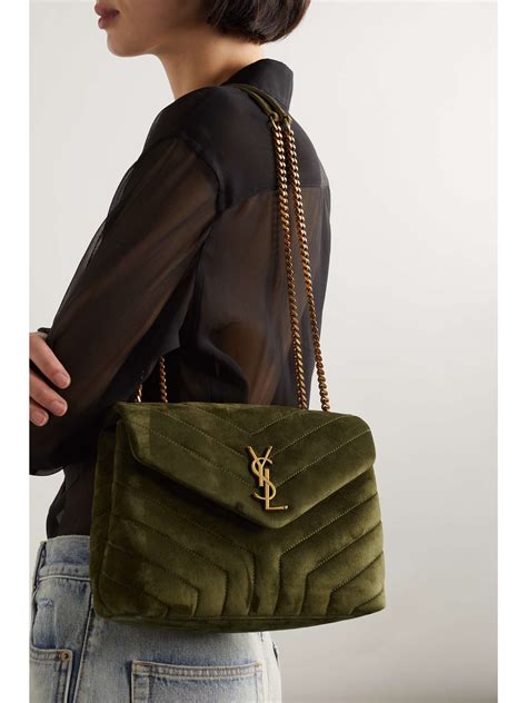 saint laurent quilted shoulder bag